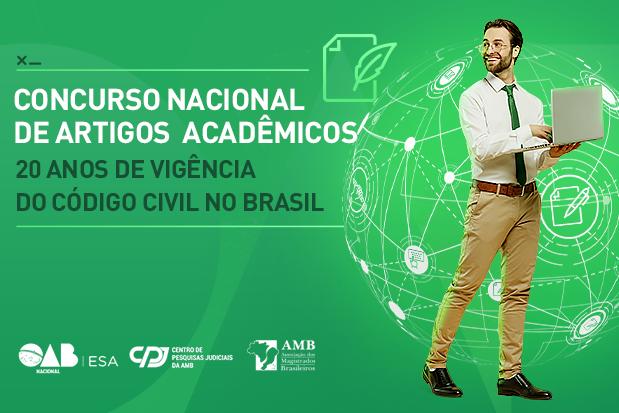 OAB-GO informa abertura de inscrições para concurso de artigos em comemoração aos 20 anos do Código Civil