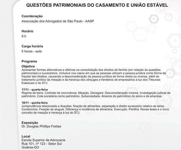 OAB-GO realiza, nesta quinta-feira, Encontro Goiano da Advocacia Criminal