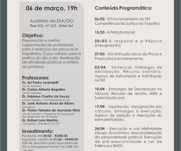 I Congresso de Direito Ambiental debate atuação da advocacia ambiental