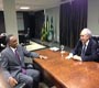 Presidente da OAB visita o governador em exercício