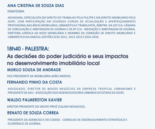 Comissão de Direito Ambiental apresenta projetos à prefeitura de Aparecida de Goiânia