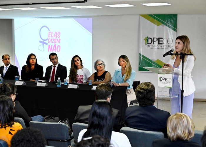 OAB-GO participa do lançamento do curso Elas Dizem Não, da DPE