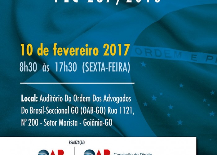 OAB-GO debate nesta sexta-feira impacto da Reforma da Previdência