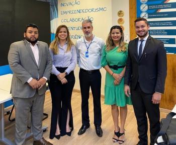 Diretoria da Comissão da Advocacia Jovem da OAB-GO realiza visita institucional ao SEBRAE-GO