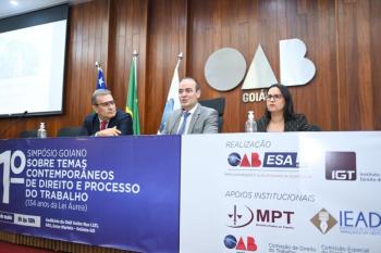 1º Simpósio Goiano: Especialistas defendem que é preciso igualar as diferenças entre trabalhadores e empregadores