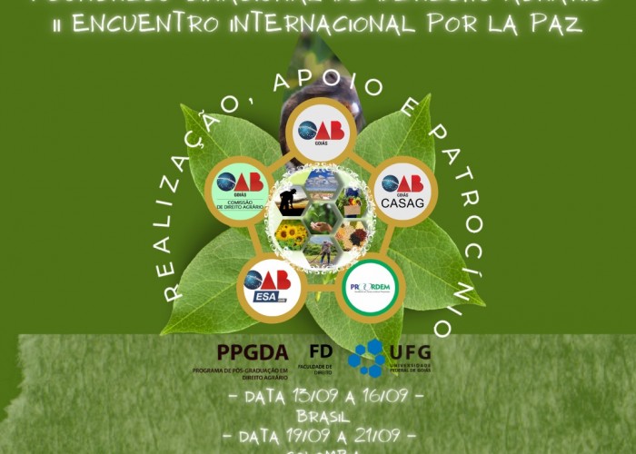 Lutas por paz no campo na América Latina é tema do III Congresso Internacional de Direito Agrário