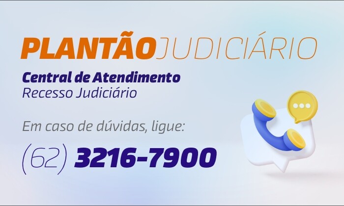 Durante recesso do Judiciário, central de atendimento virtual do TJGO oferecerá apoio em todo Estado