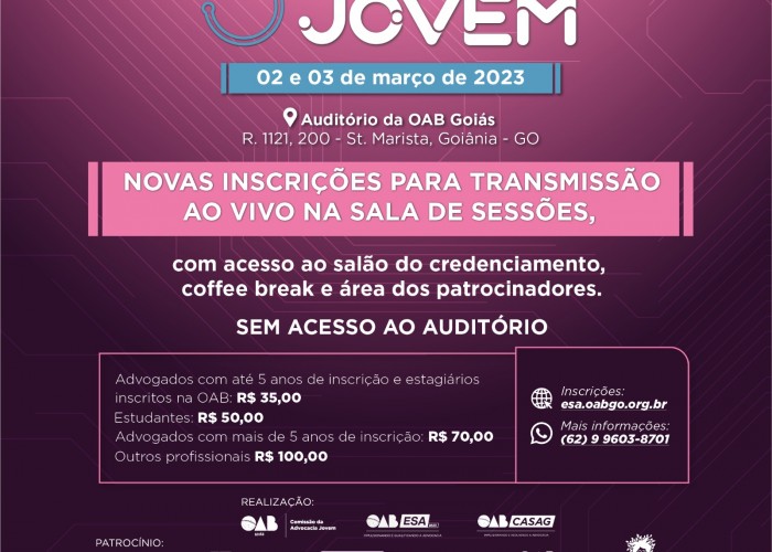 3º Congresso da CAJ abre inscrições para acompanhar o evento por transmissão ao vivo