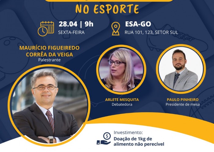 Evento da OAB-GO e do IGT debate relações de trabalho no esporte