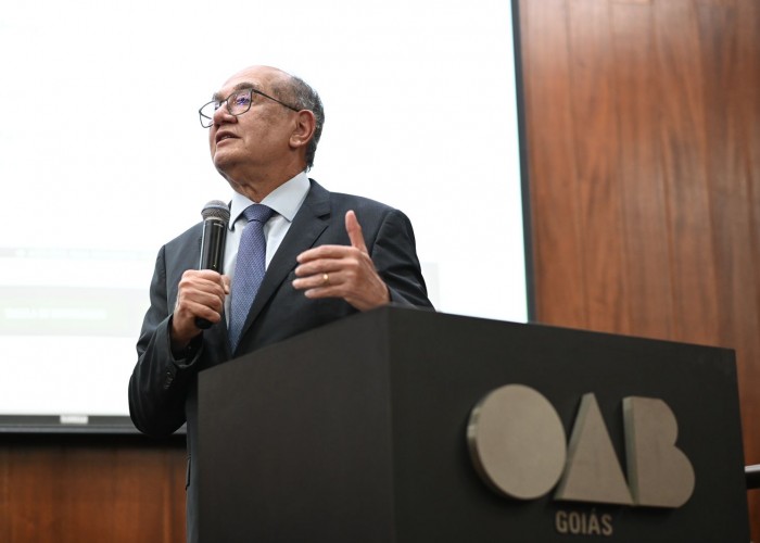 A advocacia tem importante papel na consolidação da democracia e na defesa das liberdades, afirma ministro Gilmar Mendes na OAB-GO