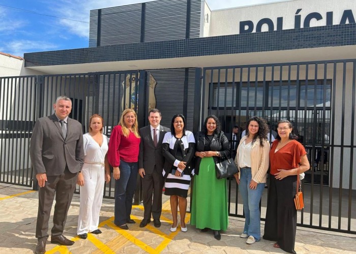 Subseção de Jataí participa da inauguração da delegacia da Polícia Civil em Serranópolis