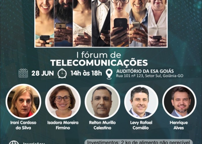 ESA promove I Fórum de Telecomunicações nesta quarta-feira