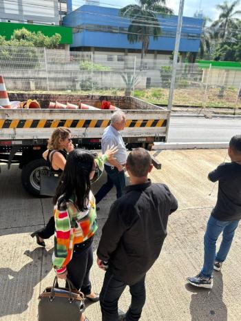 Representantes da OAB-GO avaliam acessibilidade em pontos do BRT de Goiânia