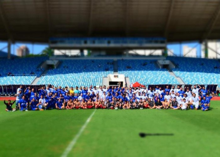 OAB-GO E CASAG ARRECADAM 2 TONELADAS DE ALIMENTOS EM TORNEIO DE FUTEBOL BENEFICENTE NO ESTÁDIO OLÍMPICO