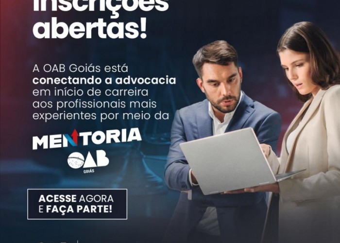 ESTÃO ABERTAS AS INSCRIÇÕES PARA O PROJETO “MENTORIA”