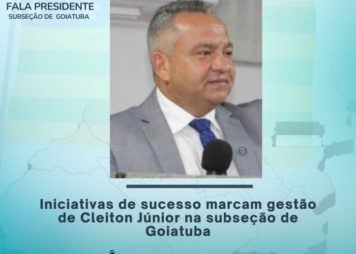Iniciativas de sucesso marcam gestão de Cleiton Júnior na subseção de Goiatuba