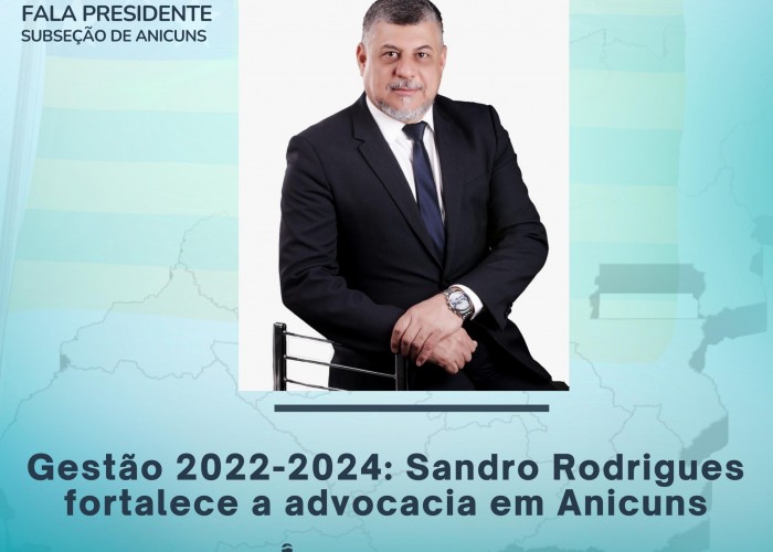 Gestão 2022-2024: Sandro Rodrigues fortalece a advocacia em Anicuns