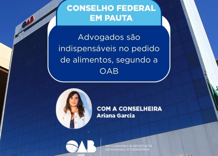 Conselho Federal: Advogados são indispensáveis no pedido de alimentos, segundo a OAB