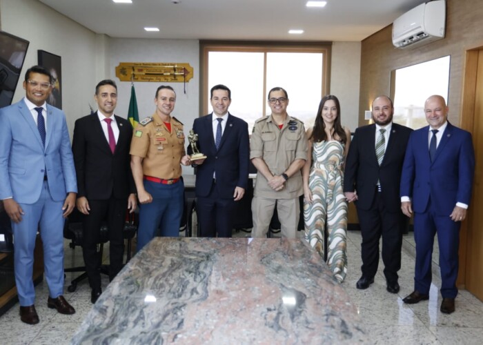 OAB-GO fortalece laços institucionais em visita ao Comando do Corpo de Bombeiros