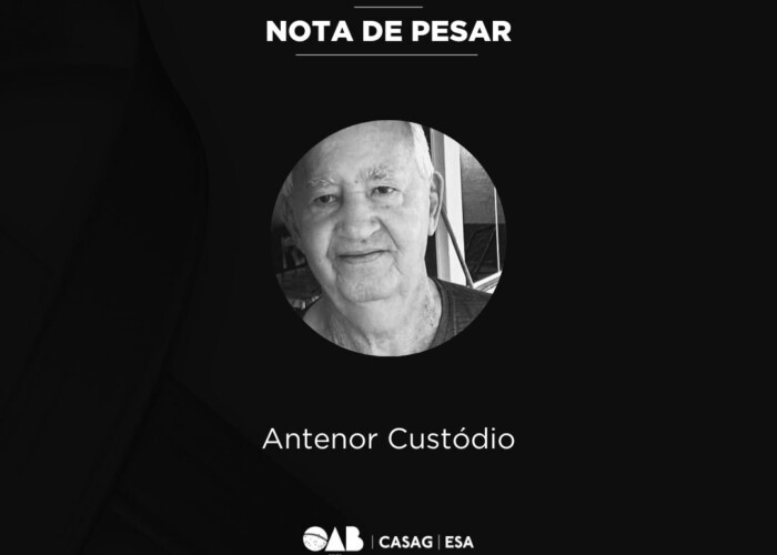 OAB-GO lamenta o falecimento de Antenor Custódio